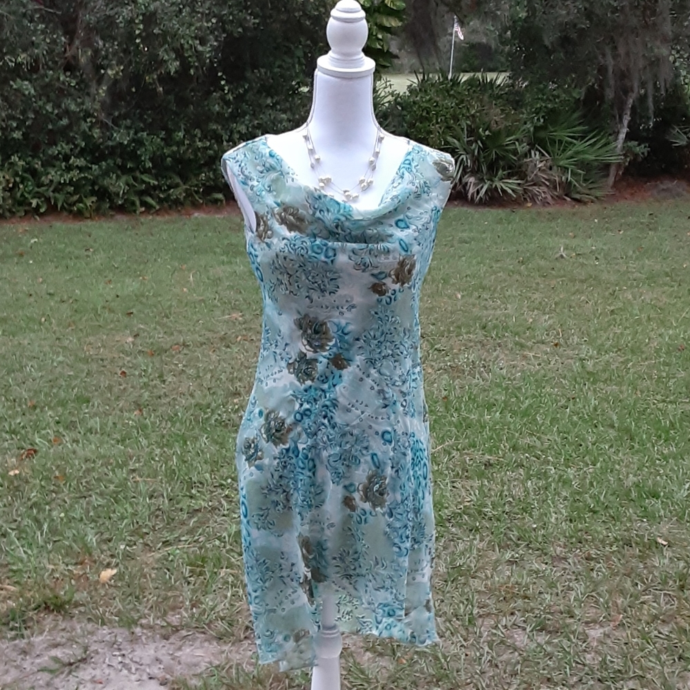 Hi Lo Dress with Sparkles (15" across, 36" and 38" long)